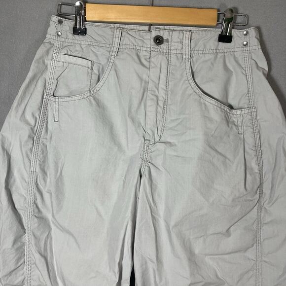 Pilcro Anthropologie Barrel Pants Women‎ 27 Parachute Grey Wide Leg Baggy Y2K - Picture 4 of 12